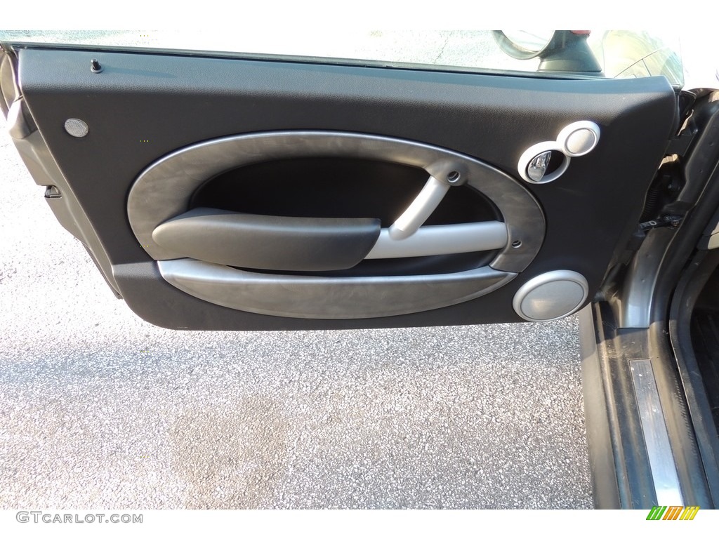 2005 Cooper S Hardtop - Dark Silver Metallic / Black/Panther Black photo #14