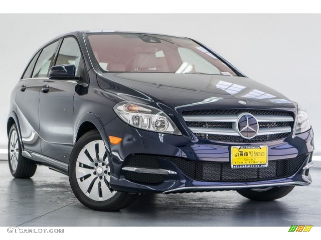 Lunar Blue Metallic 2017 Mercedes-Benz B 250e Exterior Photo #119270002