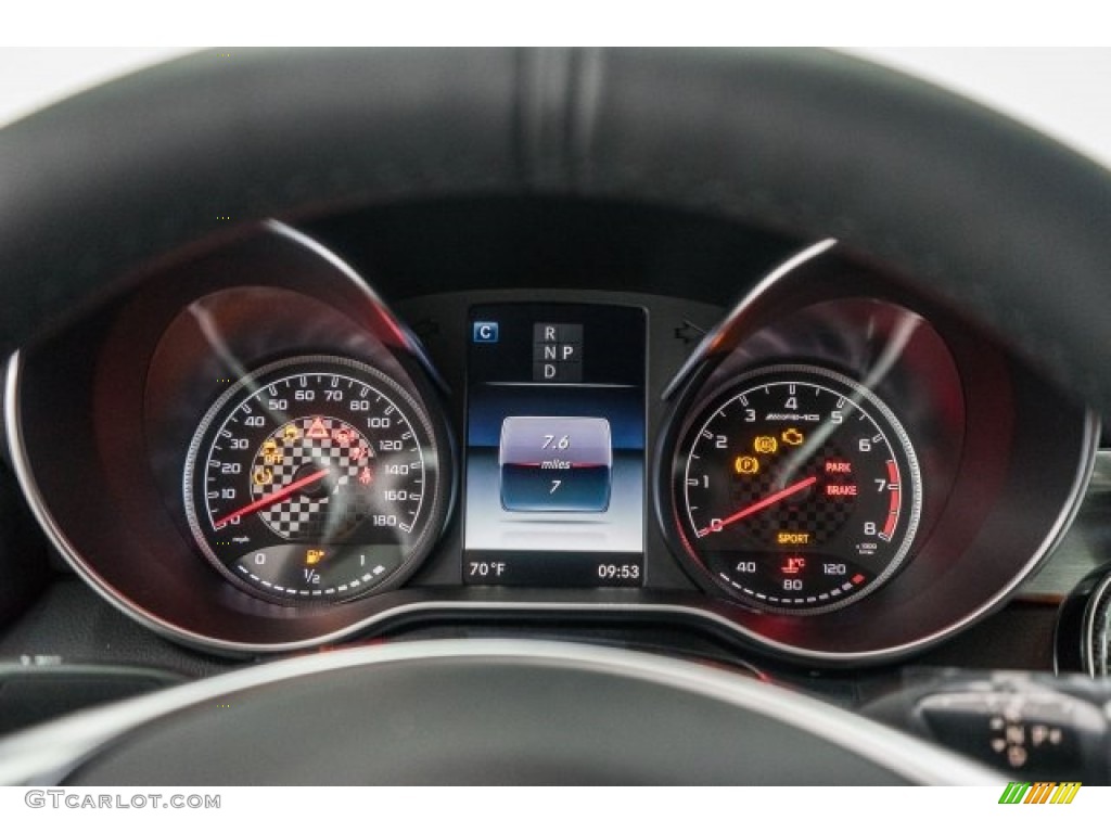 2017 Mercedes-Benz C 43 AMG 4Matic Cabriolet Gauges Photo #119270365