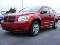 2009 Inferno Red Crystal Pearl Dodge Caliber SE  photo #1