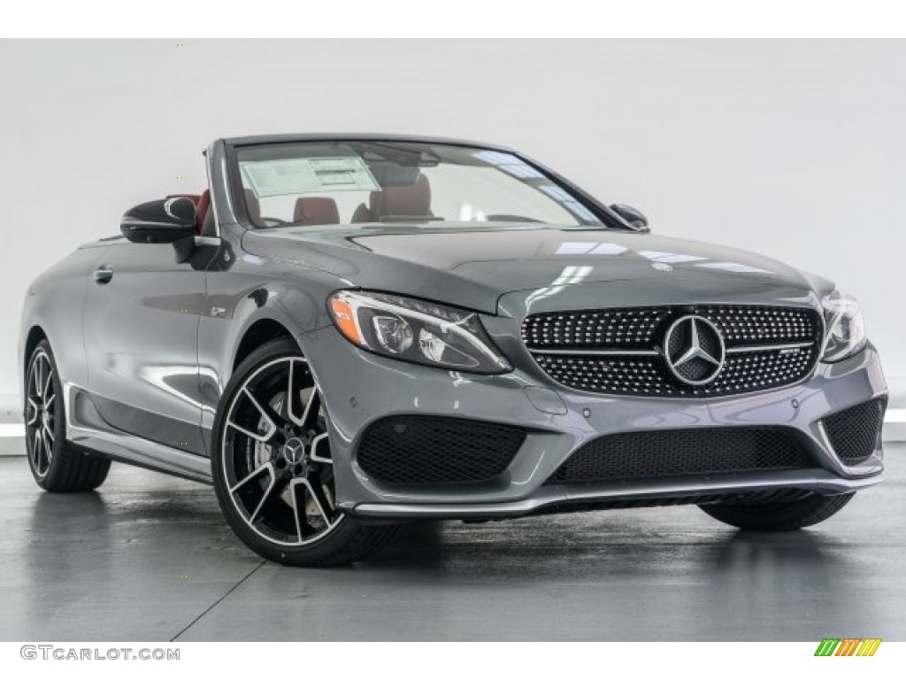 Selenite Grey Metallic 2017 Mercedes-Benz C 43 AMG 4Matic Cabriolet Exterior Photo #119270476