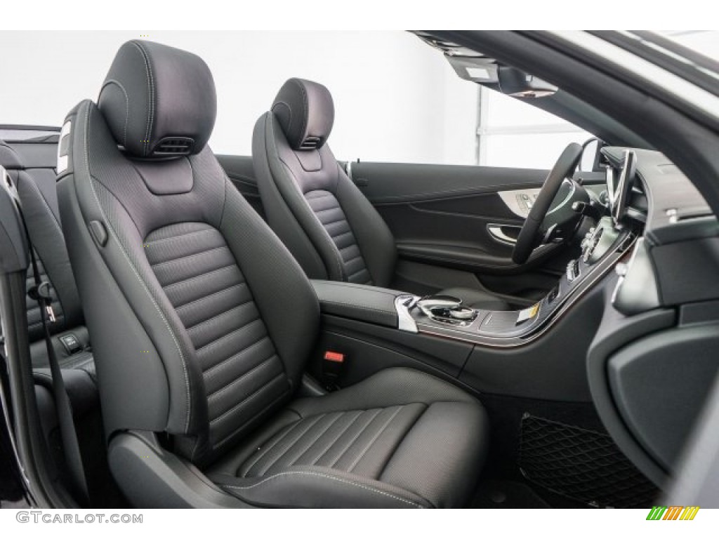 Black Interior 2017 Mercedes-Benz C 43 AMG 4Matic Cabriolet Photo #119270515