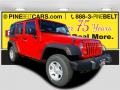 2017 Firecracker Red Jeep Wrangler Unlimited Sport 4x4  photo #1