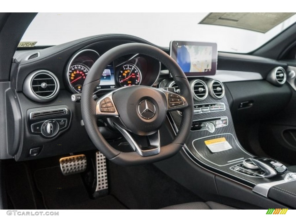 2017 Mercedes-Benz C 43 AMG 4Matic Cabriolet Black Dashboard Photo #119270572