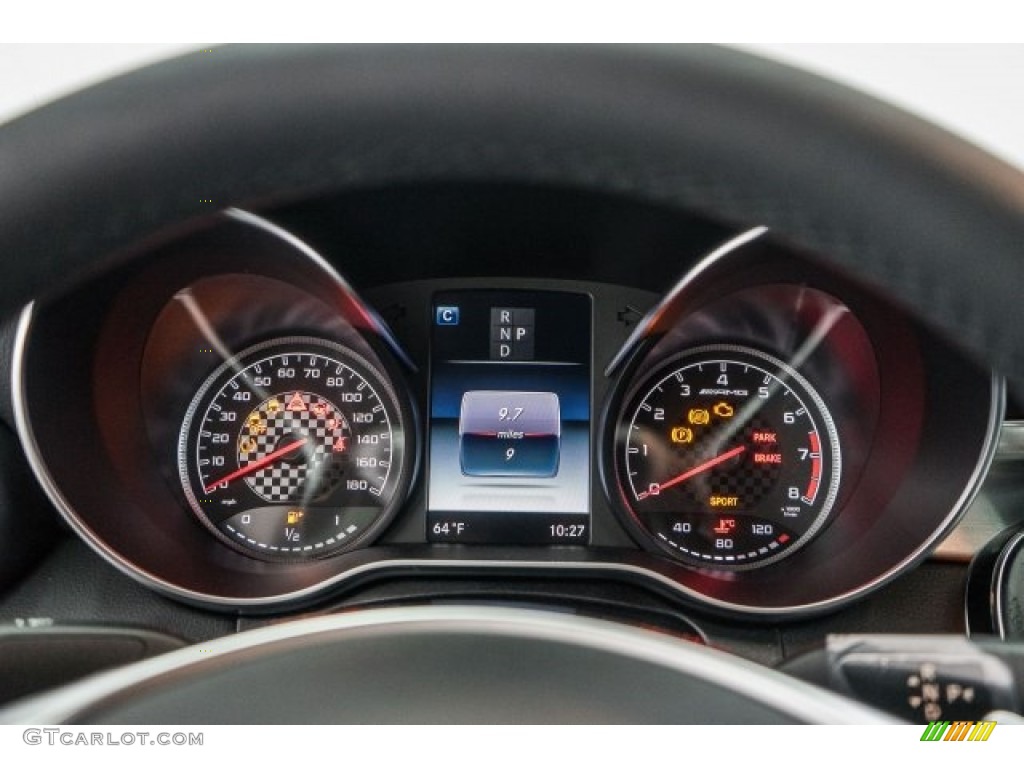 2017 Mercedes-Benz C 43 AMG 4Matic Cabriolet Gauges Photo #119270614