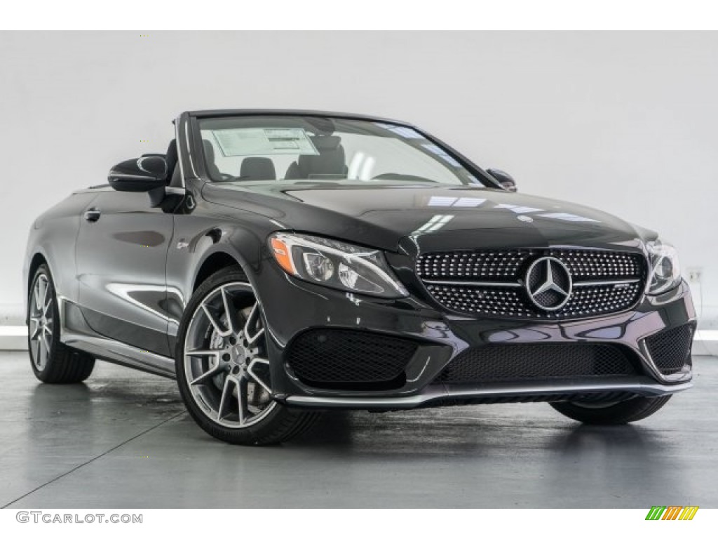 Black 2017 Mercedes-Benz C 43 AMG 4Matic Cabriolet Exterior Photo #119270713