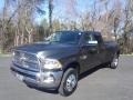 2017 Granite Crystal Metallic Ram 3500 Laramie Crew Cab 4x4 Dual Rear Wheel  photo #2