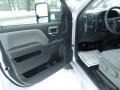 2017 Silver Ice Metallic Chevrolet Silverado 3500HD Work Truck Crew Cab Dual Rear Wheel 4x4  photo #15