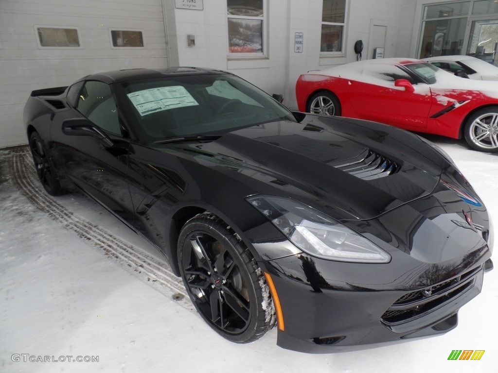 Black 2017 Chevrolet Corvette Stingray Coupe Exterior Photo #119274610