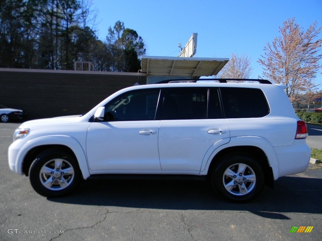 2011 Land Cruiser  - Super White / Sand Beige photo #7