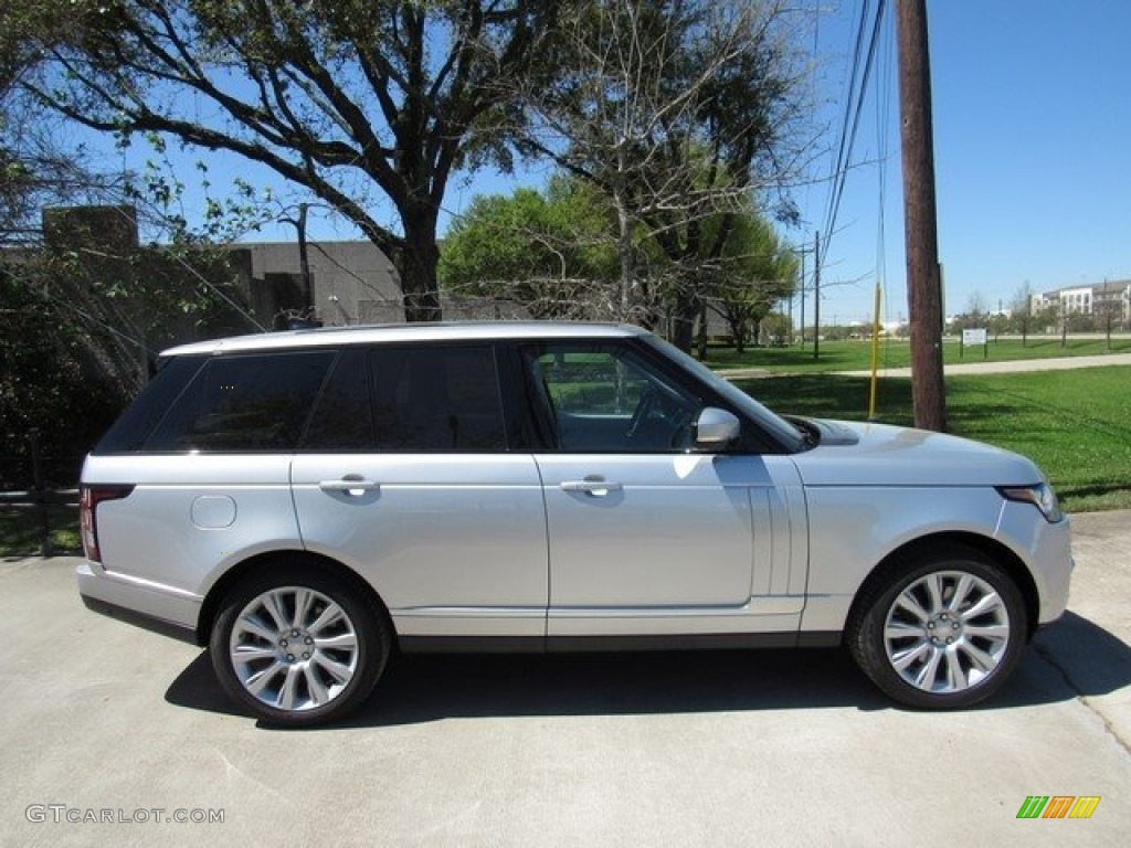 2017 Range Rover Supercharged - Indus Silver Metallic / Ebony/Cirrus photo #6