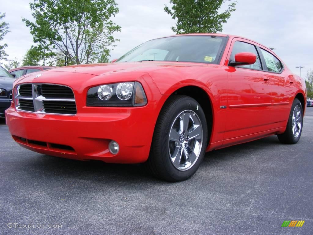 2009 Charger R/T - TorRed / Dark Slate Gray/Light Slate Gray photo #1