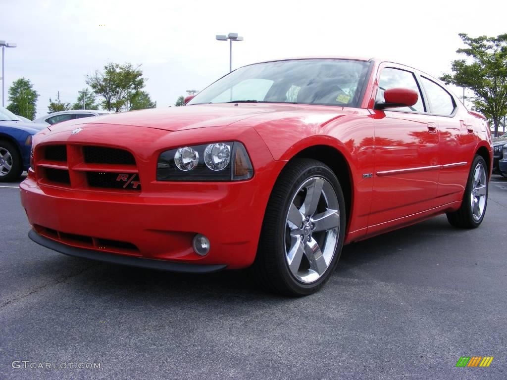 2009 Charger R/T - TorRed / Dark Slate Gray photo #1