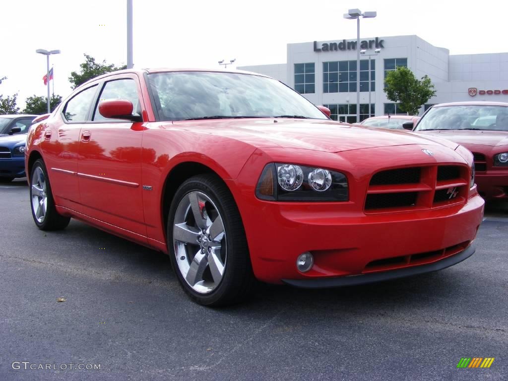 2009 Charger R/T - TorRed / Dark Slate Gray photo #5