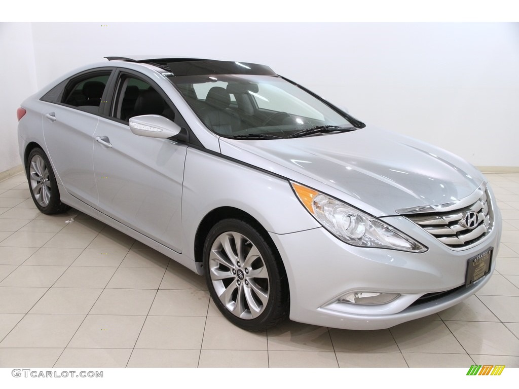 2012 Sonata SE 2.0T - Radiant Silver / Black photo #1