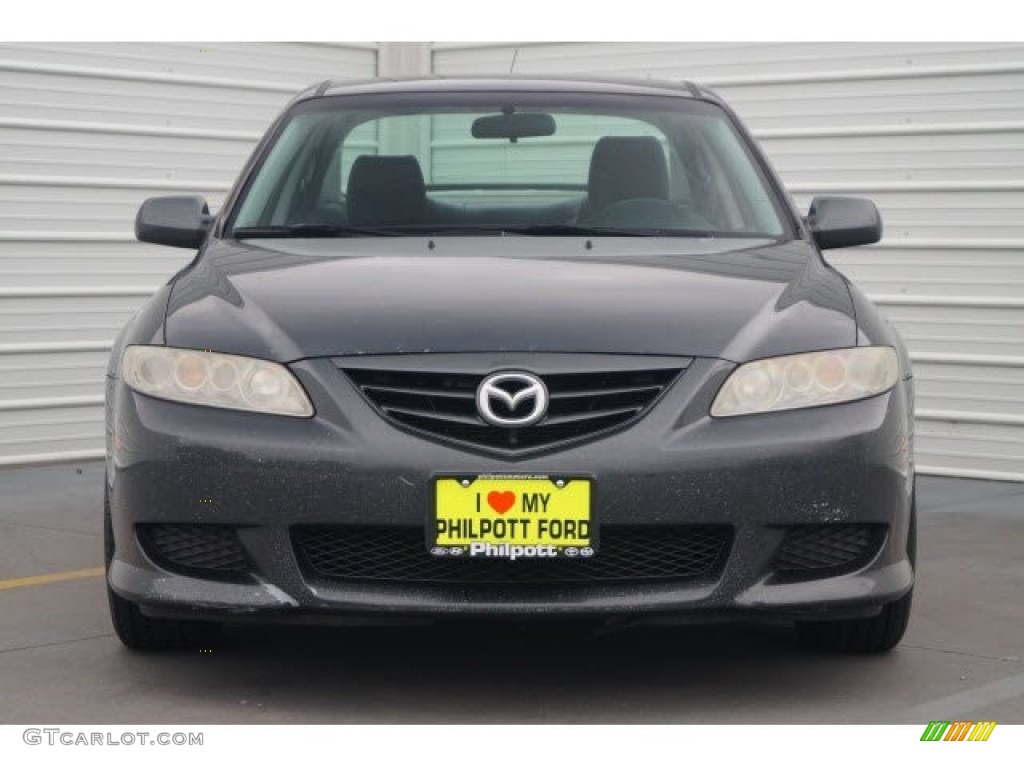 2005 MAZDA6 s Sport Sedan - Steel Gray Metallic / Gray photo #2