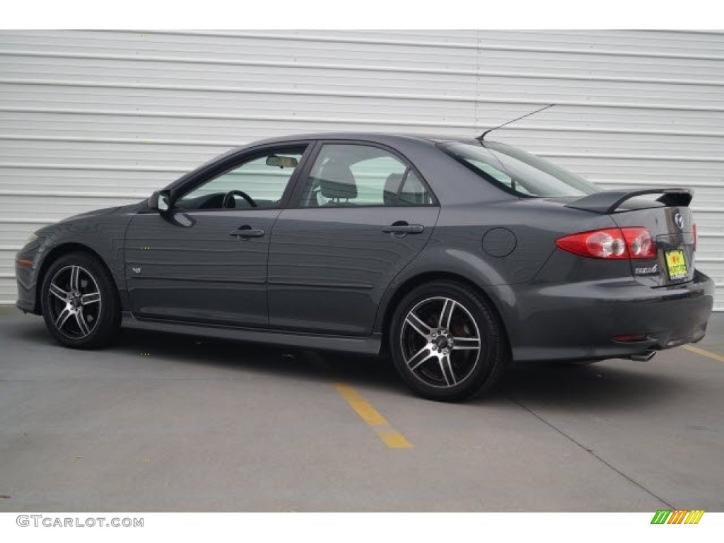 2005 MAZDA6 s Sport Sedan - Steel Gray Metallic / Gray photo #5