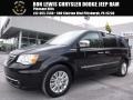 Brilliant Black Crystal Pearl 2012 Chrysler Town & Country Limited