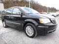 Brilliant Black Crystal Pearl 2012 Chrysler Town & Country Limited Exterior