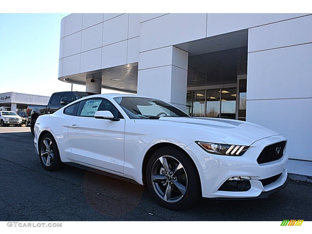 Oxford White 2017 Ford Mustang Ecoboost Coupe Exterior Photo #119282648