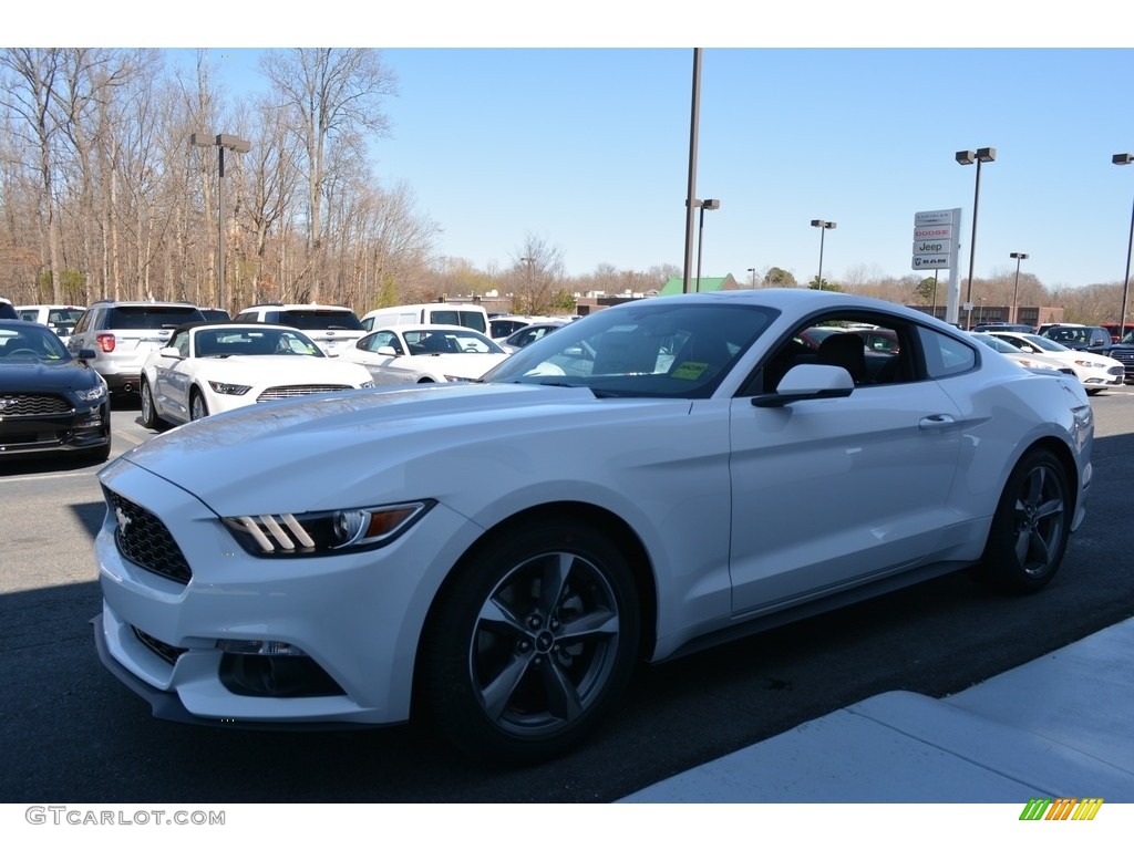 2017 Mustang Ecoboost Coupe - Oxford White / Ebony photo #3