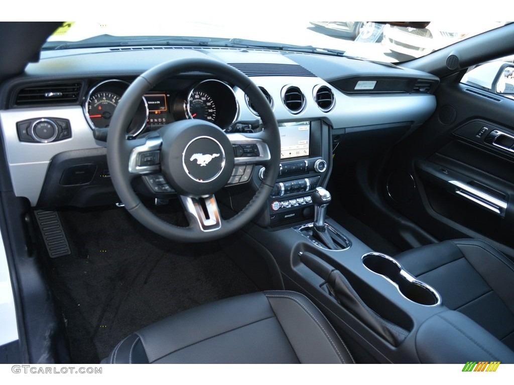 2017 Mustang Ecoboost Coupe - Oxford White / Ebony photo #7