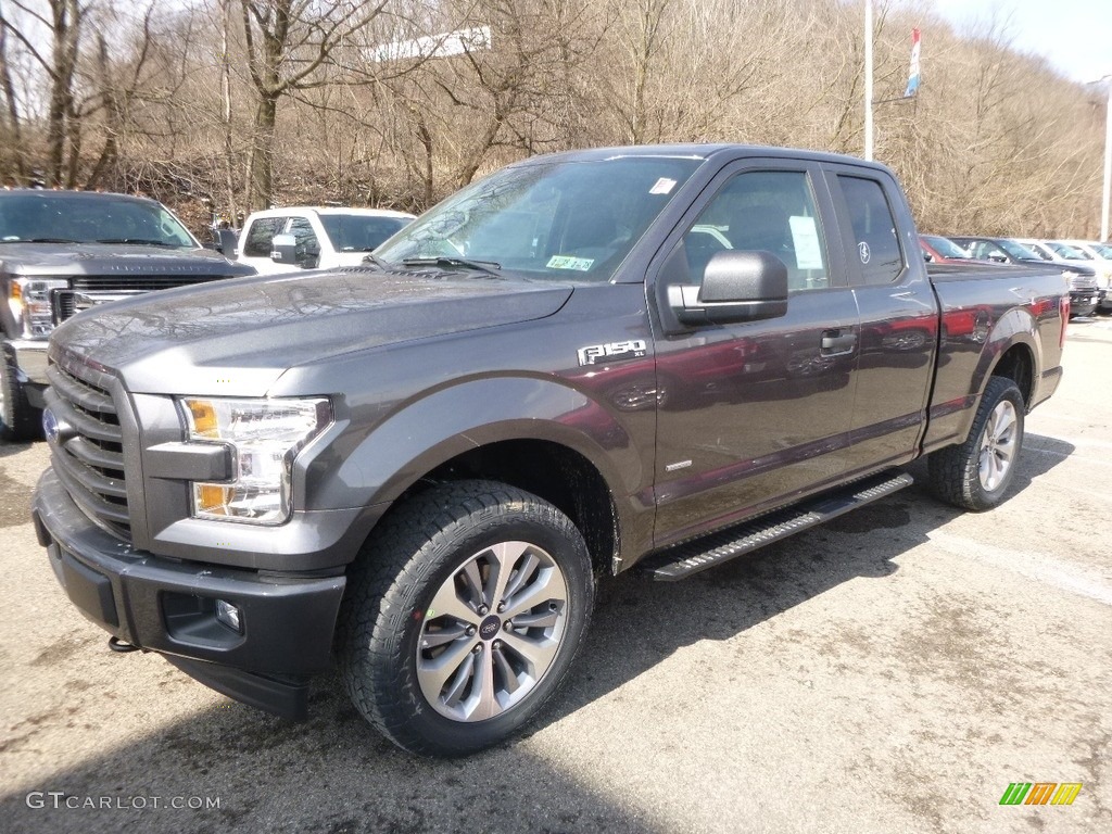 2017 F150 XL SuperCab 4x4 - Magnetic / Earth Gray photo #7