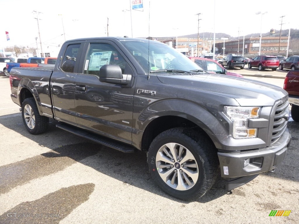 2017 F150 XL SuperCab 4x4 - Magnetic / Earth Gray photo #9