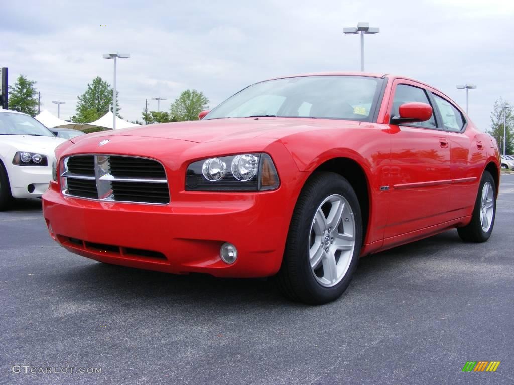 2009 Charger R/T - TorRed / Dark Slate Gray/Light Slate Gray photo #1