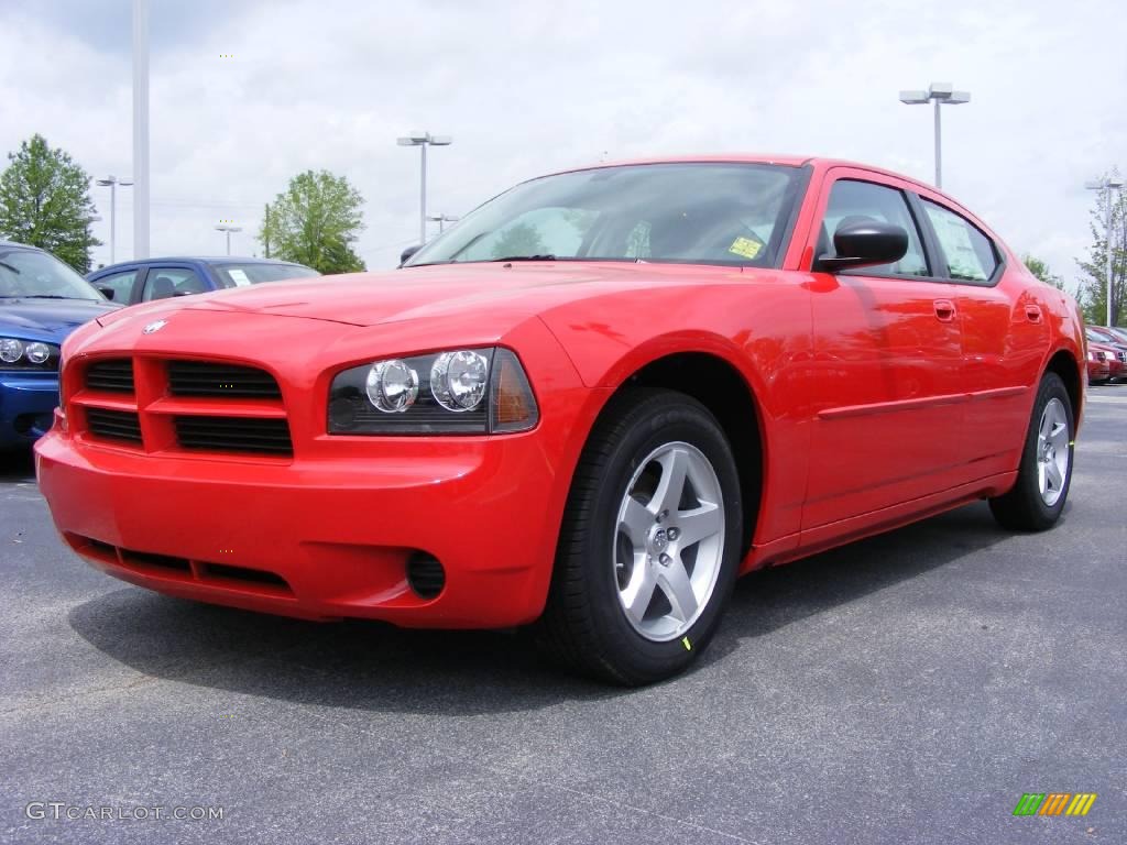 2009 Charger SE - TorRed / Dark Slate Gray/Light Slate Gray photo #1