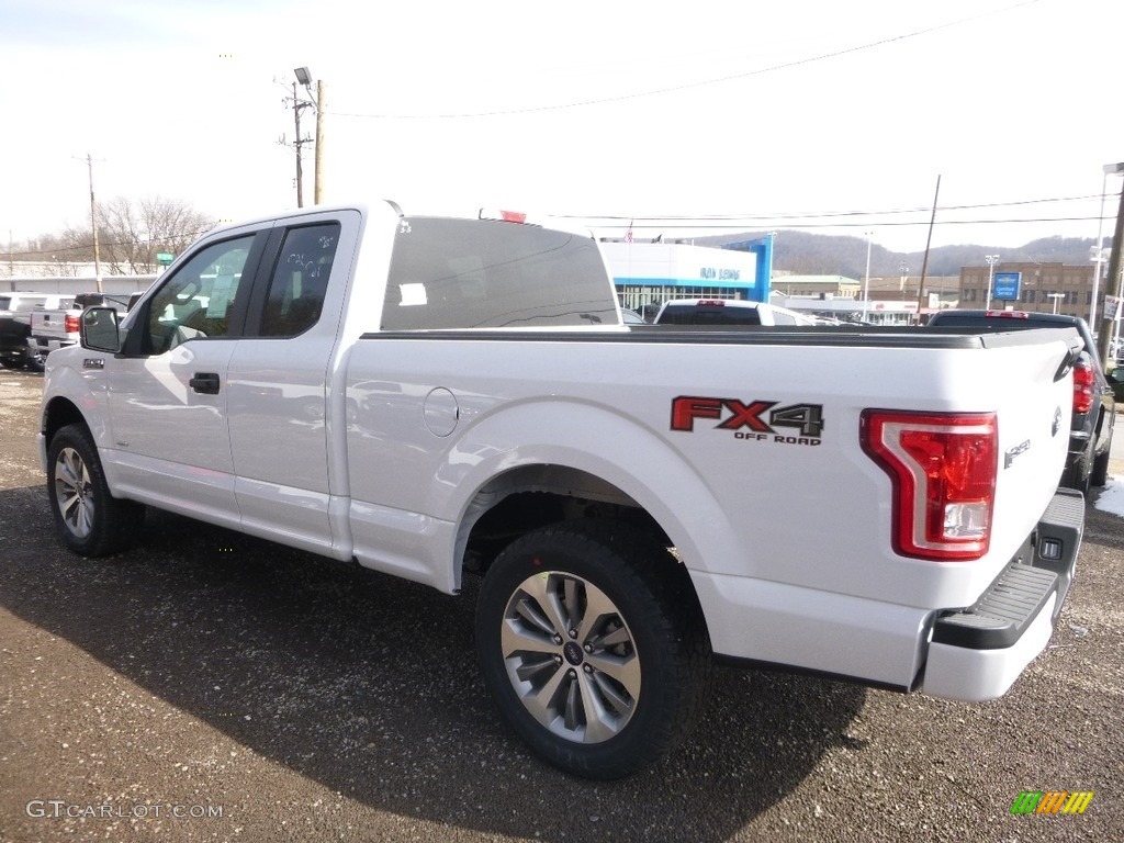 2017 F150 XL SuperCab 4x4 - Oxford White / Black photo #5