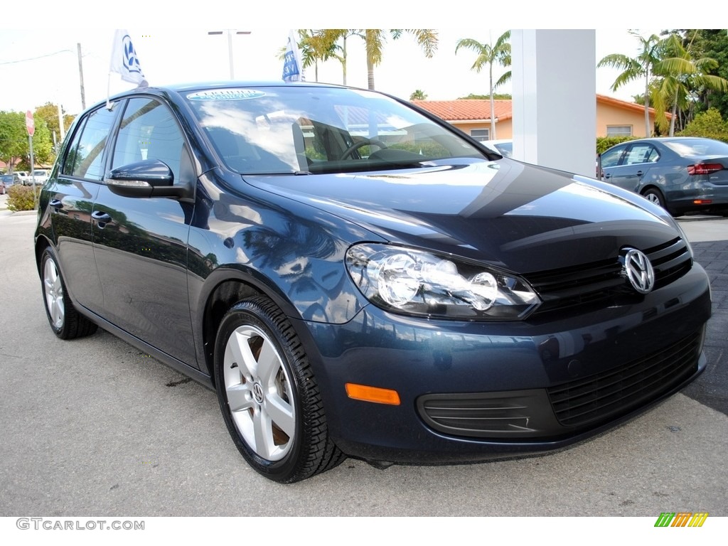 2014 Golf 2.5L 4 Door - Blue Graphite Metallic / Titan Black photo #2