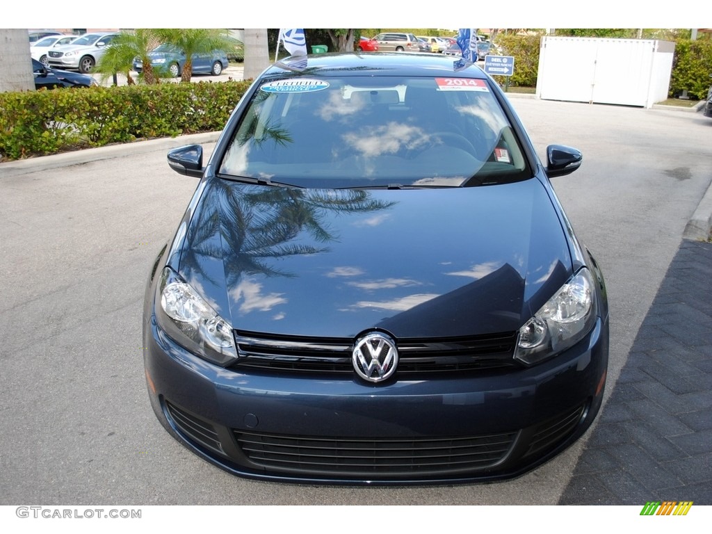 2014 Golf 2.5L 4 Door - Blue Graphite Metallic / Titan Black photo #3
