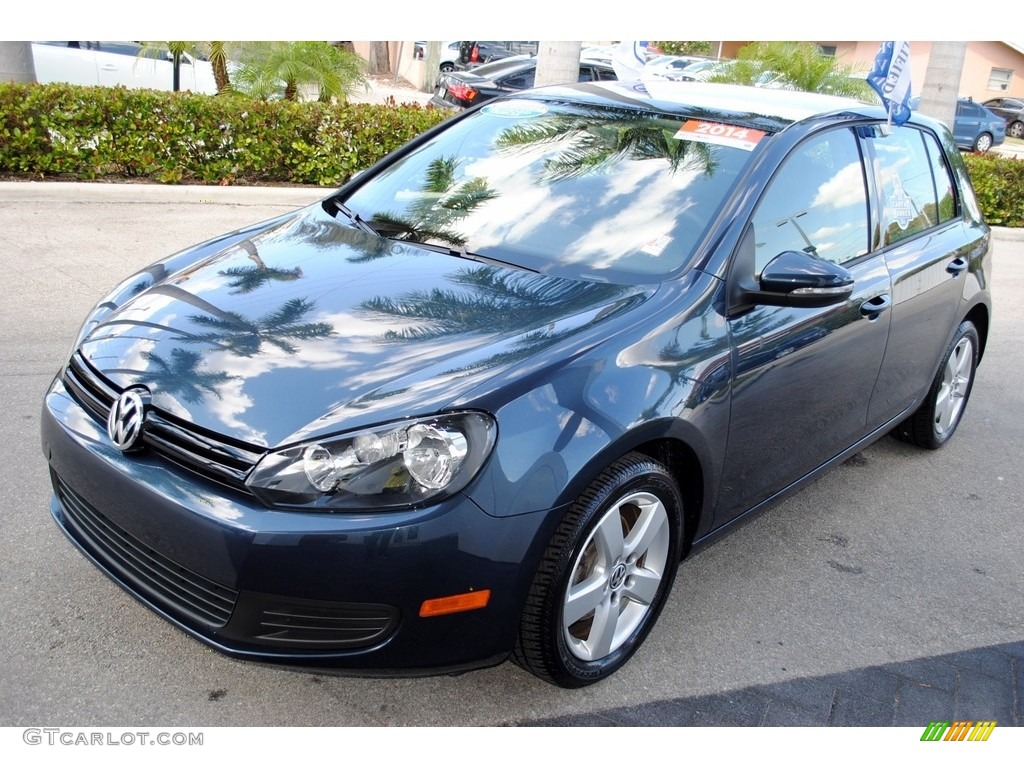 2014 Golf 2.5L 4 Door - Blue Graphite Metallic / Titan Black photo #4