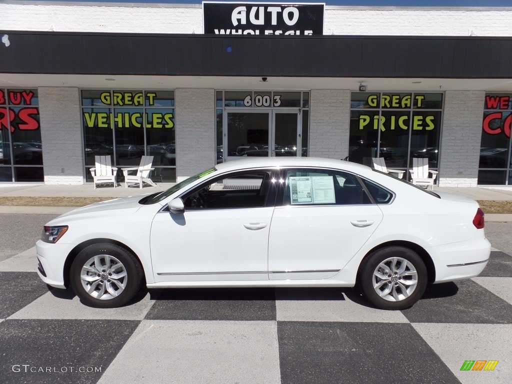 Pure White Volkswagen Passat
