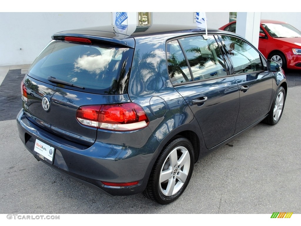 2014 Golf 2.5L 4 Door - Blue Graphite Metallic / Titan Black photo #9