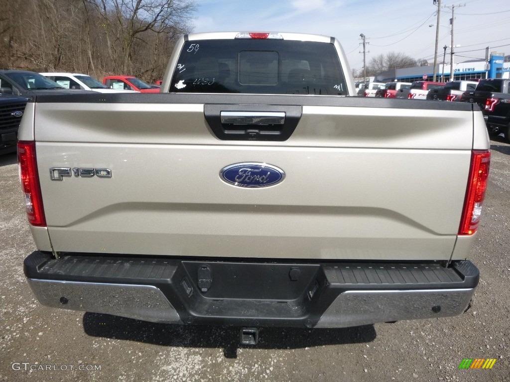 2017 F150 XLT SuperCab 4x4 - White Gold / Light Camel photo #3
