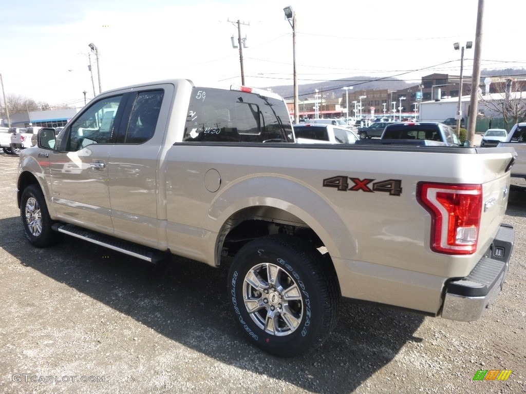 2017 F150 XLT SuperCab 4x4 - White Gold / Light Camel photo #4