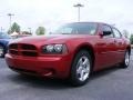 2009 Inferno Red Crystal Pearl Dodge Charger SE  photo #1