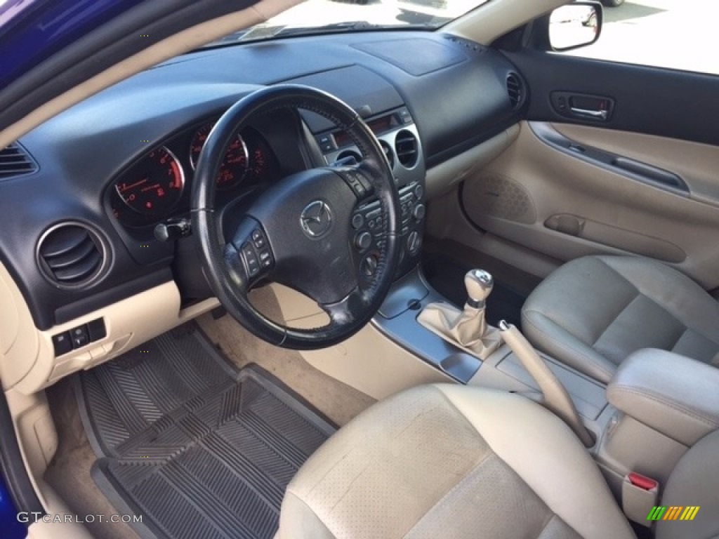 2005 MAZDA6 i Sport Hatchback - Lapis Blue Metallic / Black photo #2