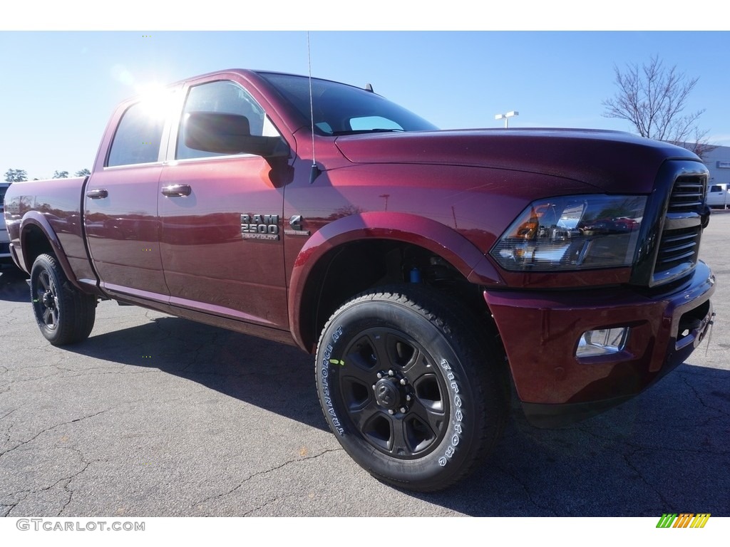 Delmonico Red Pearl 2017 Ram 2500 Big Horn Crew Cab 4x4 Exterior Photo #119286302