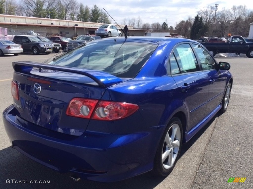 2005 MAZDA6 i Sport Hatchback - Lapis Blue Metallic / Black photo #8