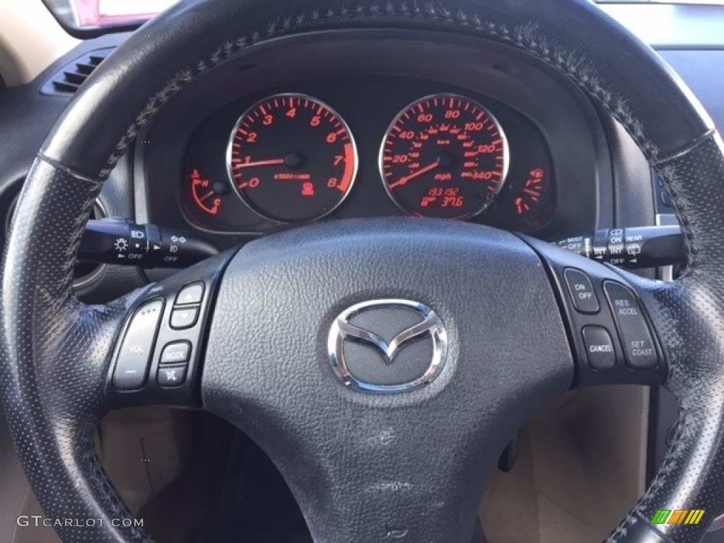 2005 MAZDA6 i Sport Hatchback - Lapis Blue Metallic / Black photo #16
