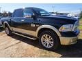 2017 Brilliant Black Crystal Pearl Ram 1500 Laramie Longhorn Crew Cab 4x4  photo #4