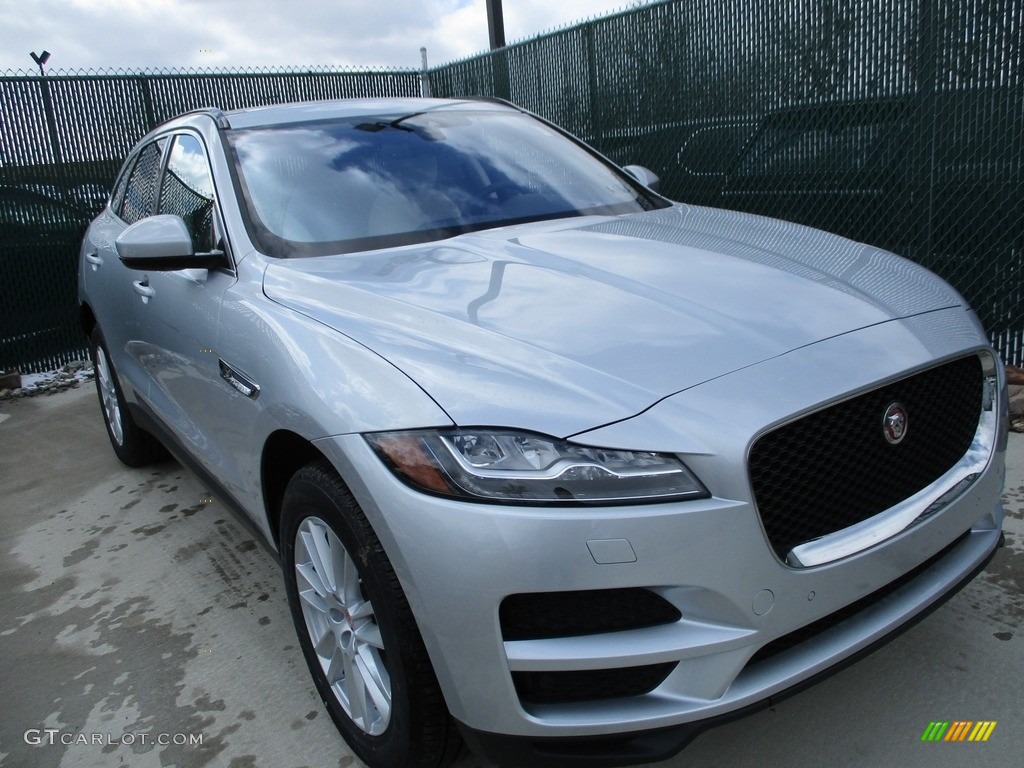 Rodium Silver 2017 Jaguar F-PACE 35t AWD Prestige Exterior Photo #119288663