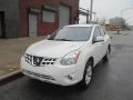 2013 Pearl White Nissan Rogue S AWD  photo #2