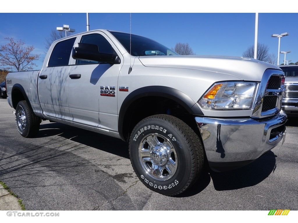 Bright Silver Metallic 2017 Ram 2500 Tradesman Crew Cab 4x4 Exterior Photo #119291690