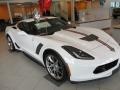 Arctic White 2017 Chevrolet Corvette Z06 Coupe Exterior