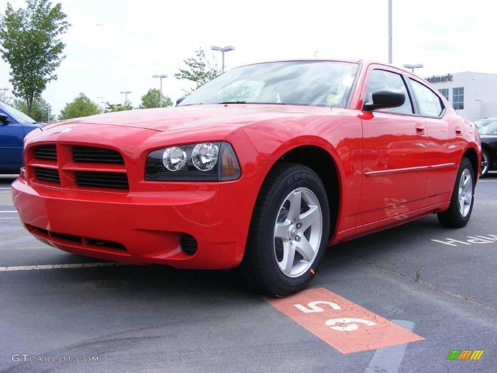 2009 Charger SE - TorRed / Dark Slate Gray photo #1