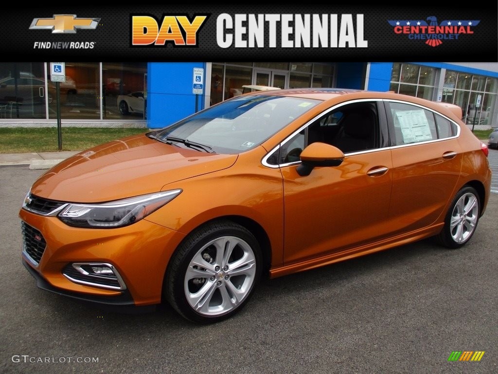 2017 Cruze Premier - Orange Burst Metallic / Jet Black photo #1